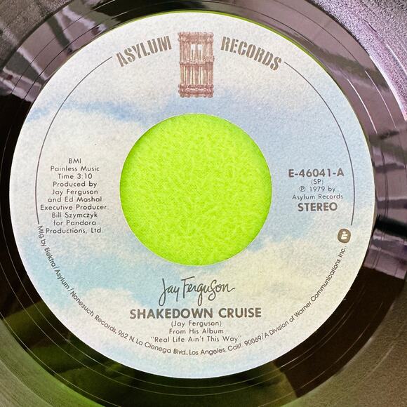 JAY FERGUSON Shakedown Cruise / City of Angels ASYLUM 46041 45rpm Vinyl Record‎ - Picture 2 of 8